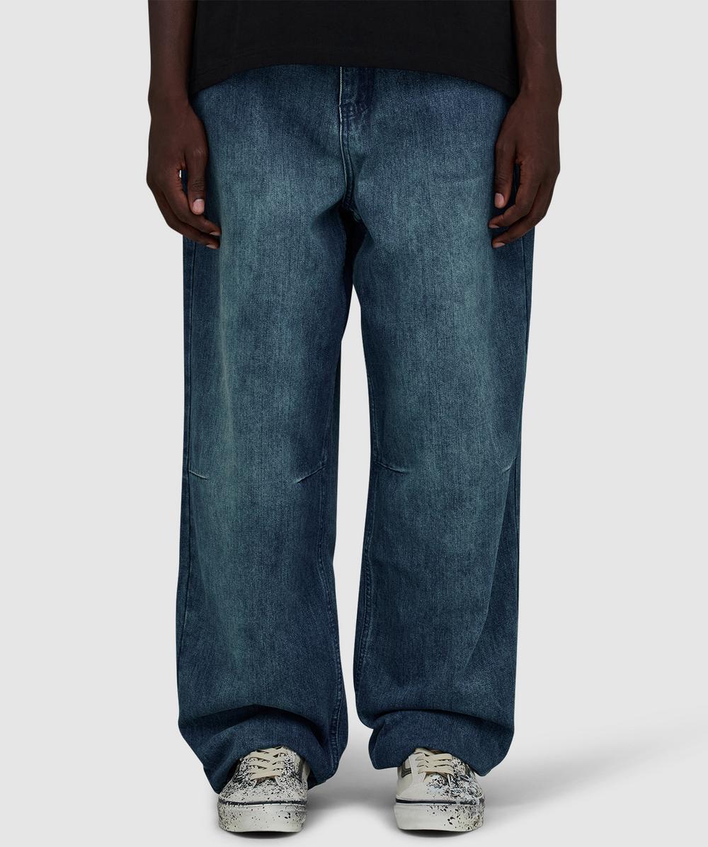 Butter Goods Wide Cut Denim Jean In Blue