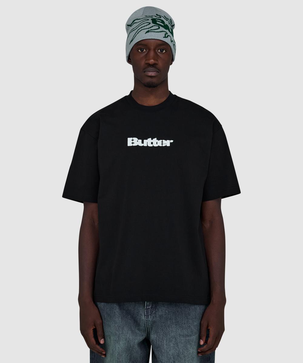 Butter Goods Stencil Logo T-shirt In Black