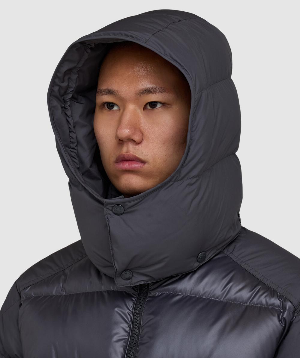❀マーヤ❀ Moncler Maya hooded short down jacket | GREY | SEVENSTORE