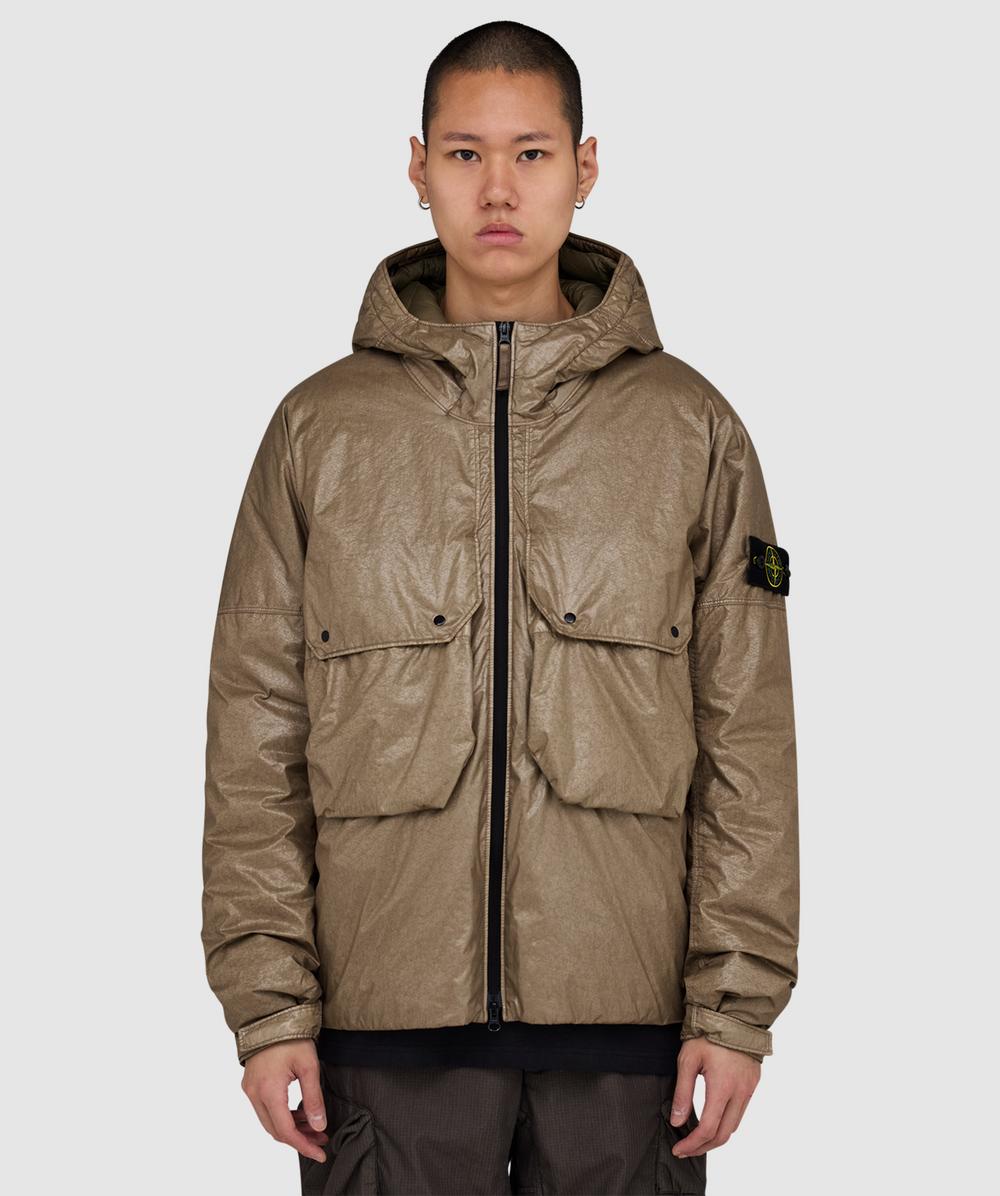 ジャケット・アウター Stone  LIGHT COTTON NYLON TWILL Stone Island Light nylon 3L TC jacket | KHAKI | SEVENSTORE