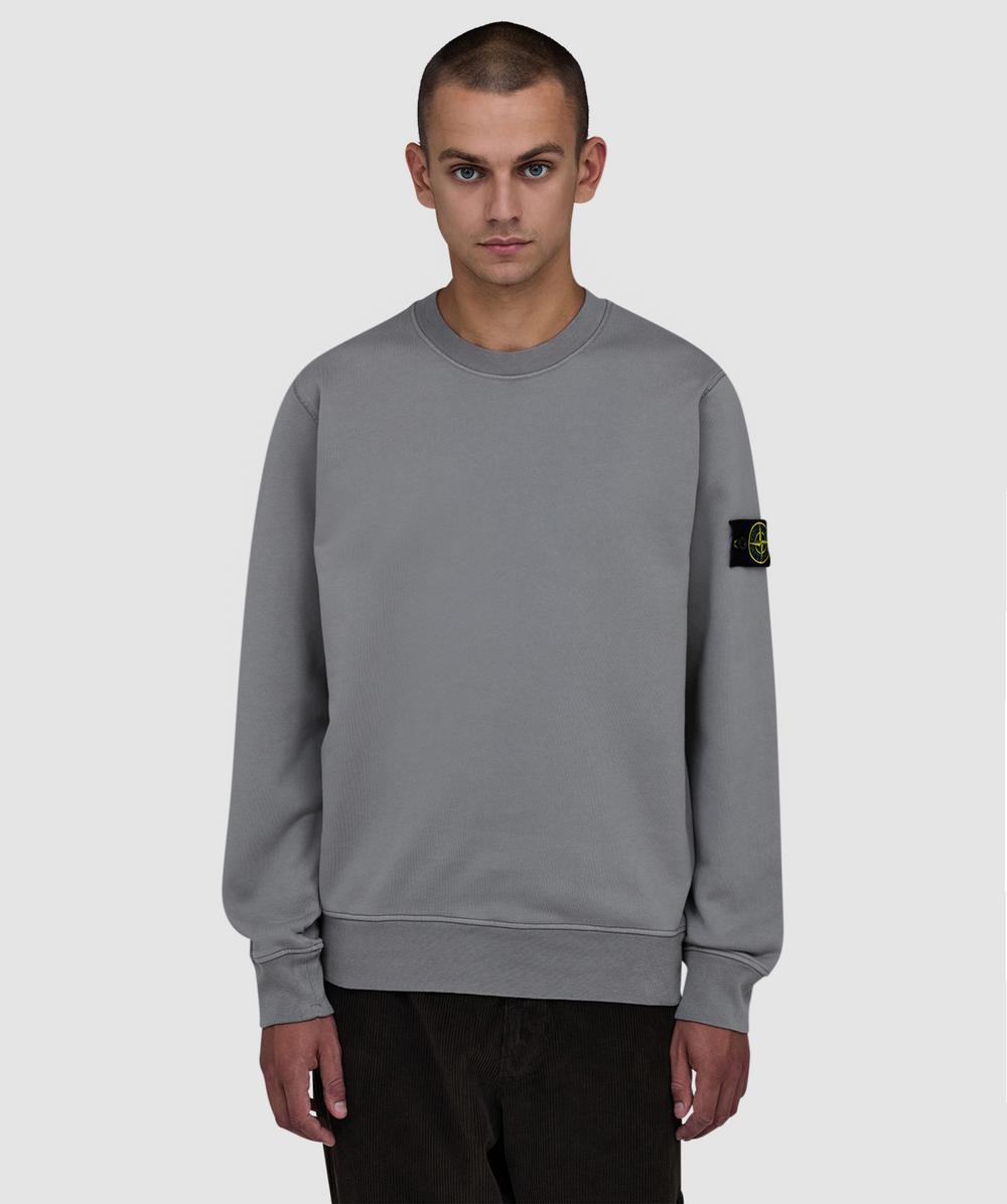 トップス STONE  SWEATSHIRT GREY Stone Island Organic cotton fleece sweatshirt | GREY | SEVENSTORE