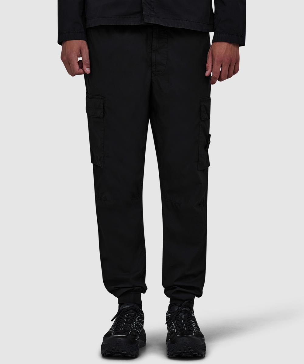 Stone Island Men's Black Paracadute Cargo Pant ( - 32) - Size 32