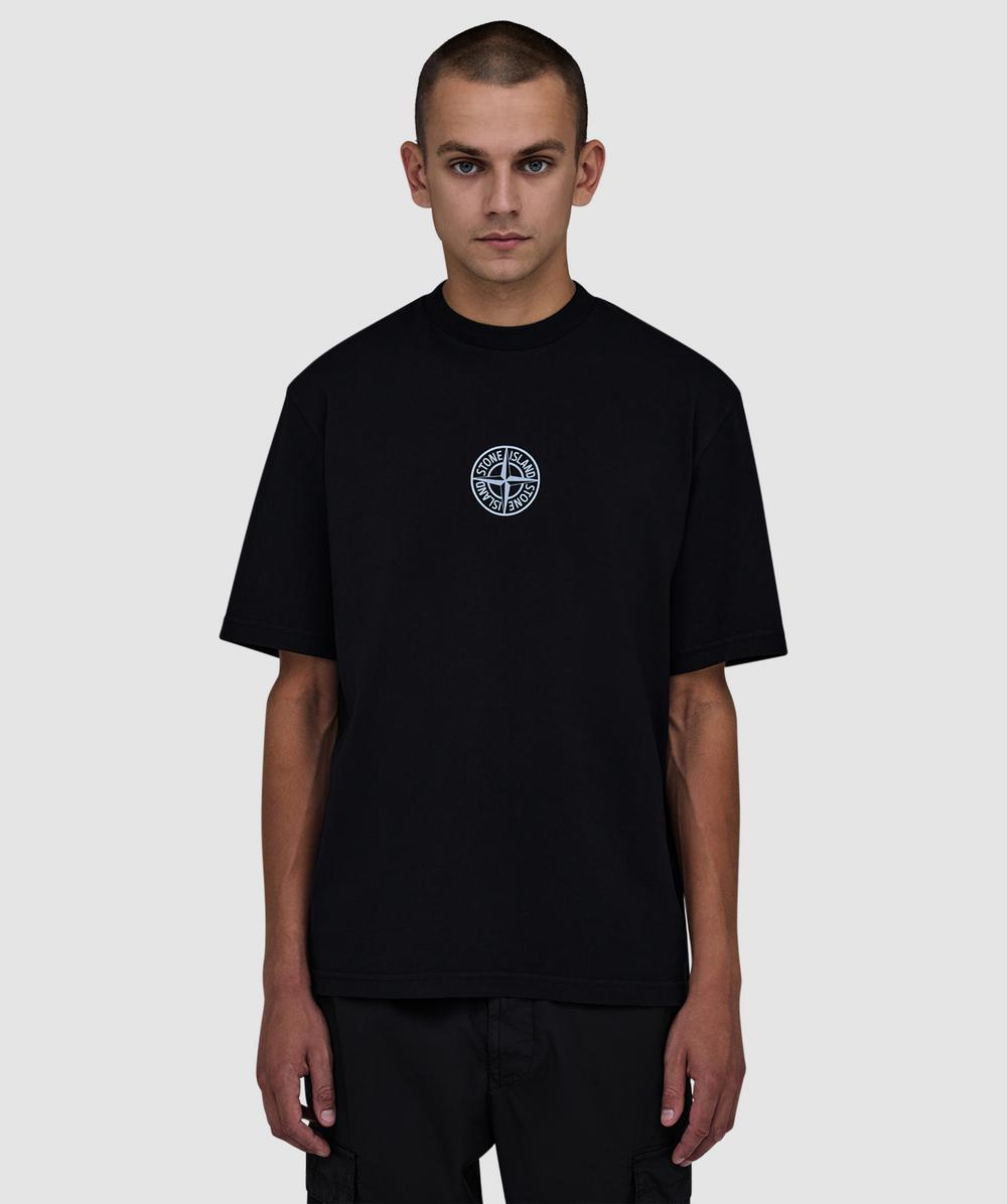 Stone Island T-Shirt - Male - T-Shirts - Black - Xl - Tops - Image 3