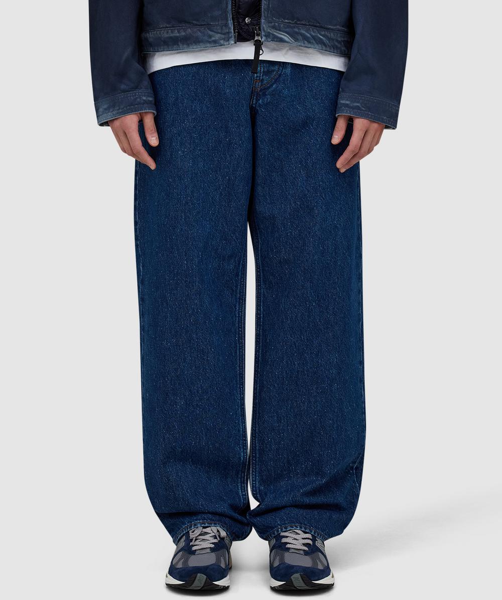 Stone Island , Straight Fit Jeans, Male, Blue, W30, Loose-Fit Jeans - Image 4
