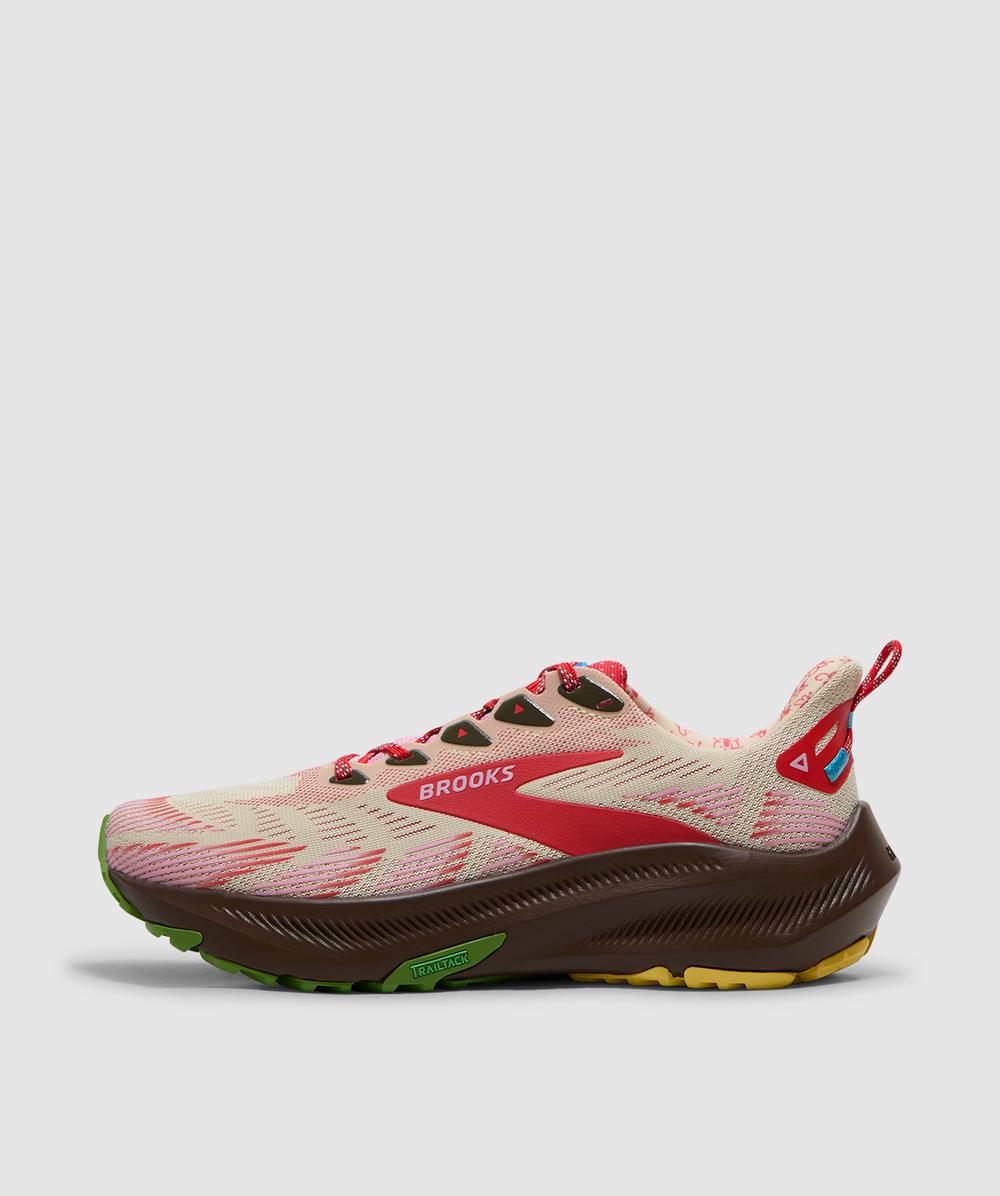 Brooks X Alex Zono Ghost Trail Sneaker In Red