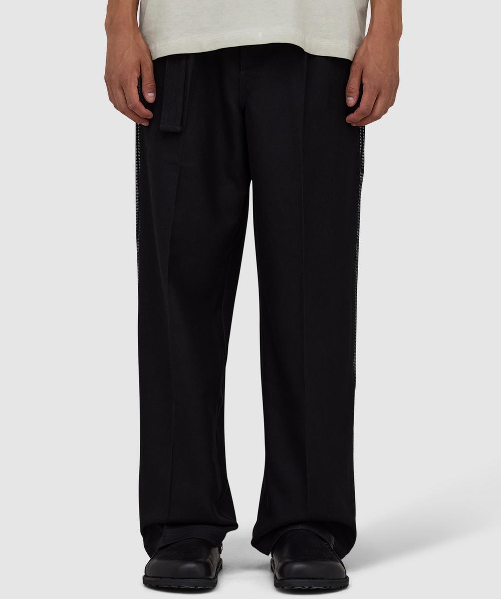 Beach Brains Pleated Work Pant In Black