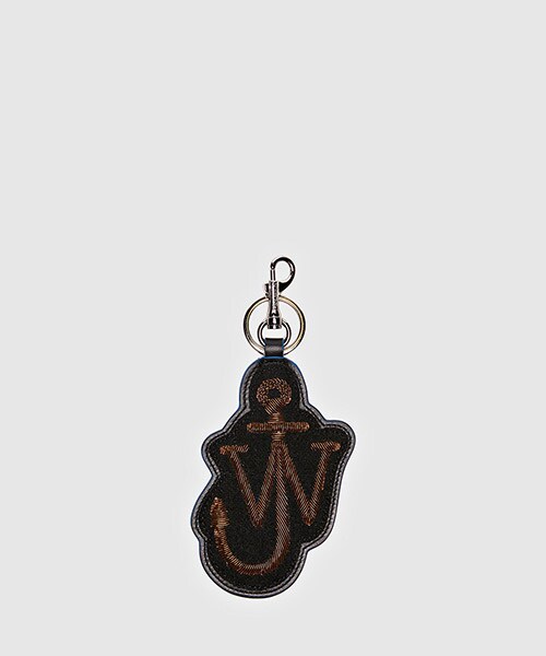 Jw Anderson Anchor Patch Sapphire Keyring