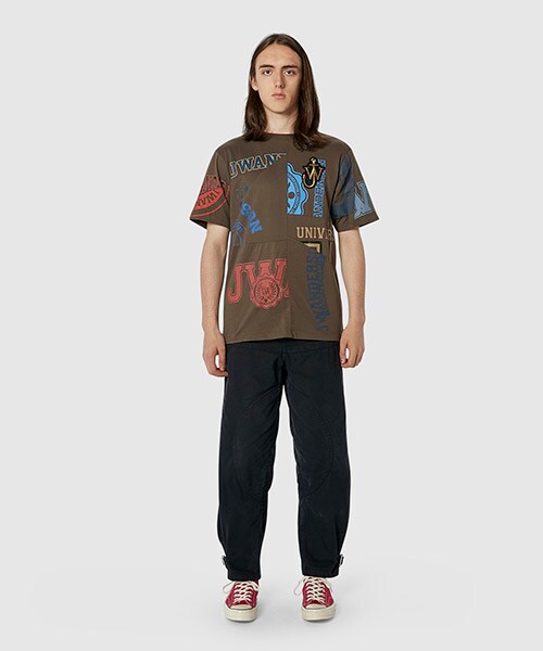 JW ANDERSON CUT OUT PRINTED T-SHIRT