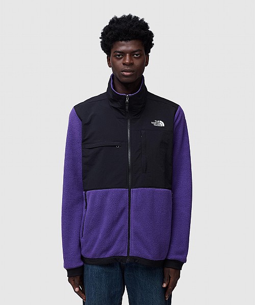 the north face denali fleece in purple