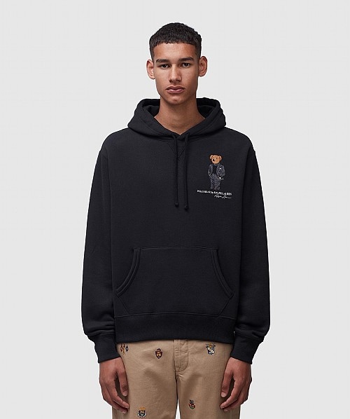 polo bear men's hoodie