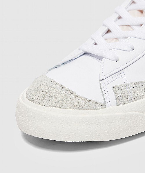 nike blazer mid premium leather beige trainers