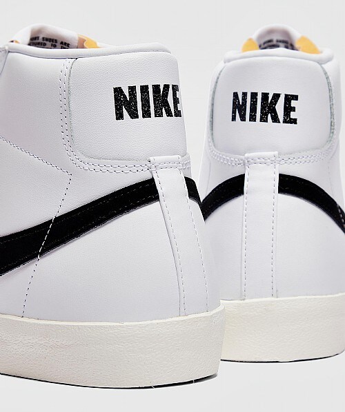 nike blazer mid premium leather beige trainers