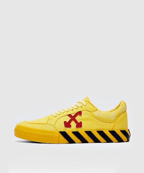 off white vulc low canvas