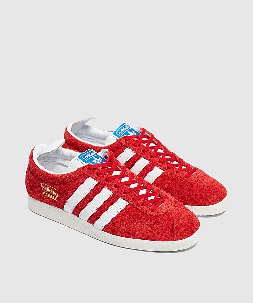 adidas gazelle vintage red
