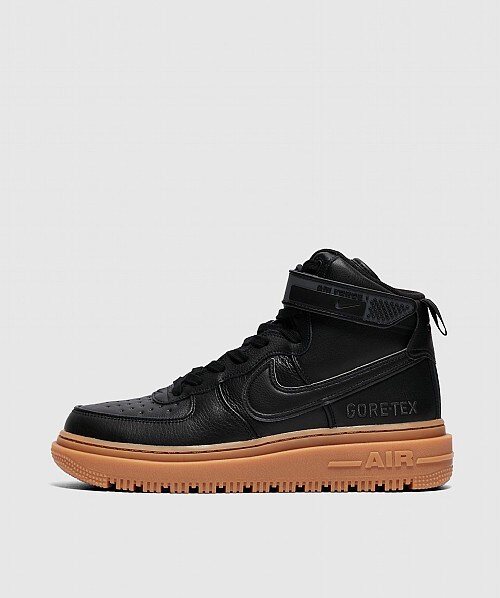 Nike Black Air Force 1 Gtx Boot High-top Sneakers In Black