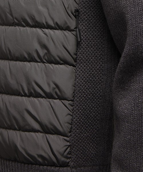 hybridge knit jacket