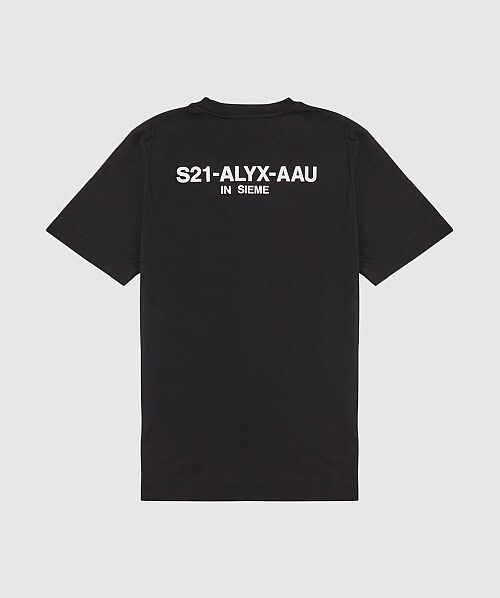 1017 ALYX 9SM STUDDED ADDRESS LOGO T-SHIRT | OLIVE | SEVENSTORE