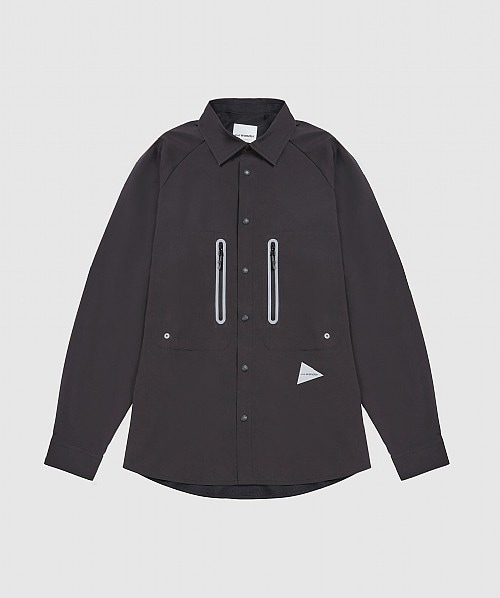 And Wander Tech Long Sleeve Shirt In Black | ModeSens