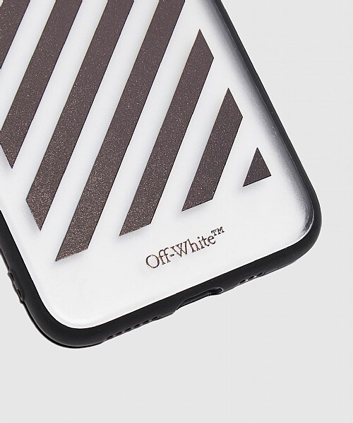 Off White C O Virgil Abloh Diagonal Iphone 11 Pro Cover White Sevenstore