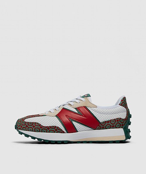 new balance ms327 trainer white green