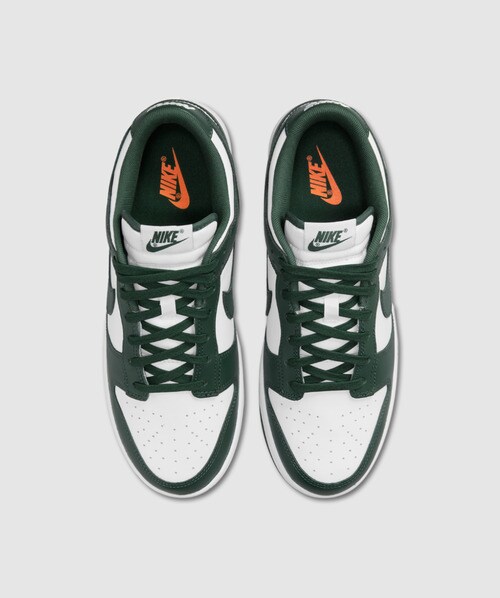 Nike Dunk low Michigan state sneaker | WHITE/TEAM GREEN-WHITE
