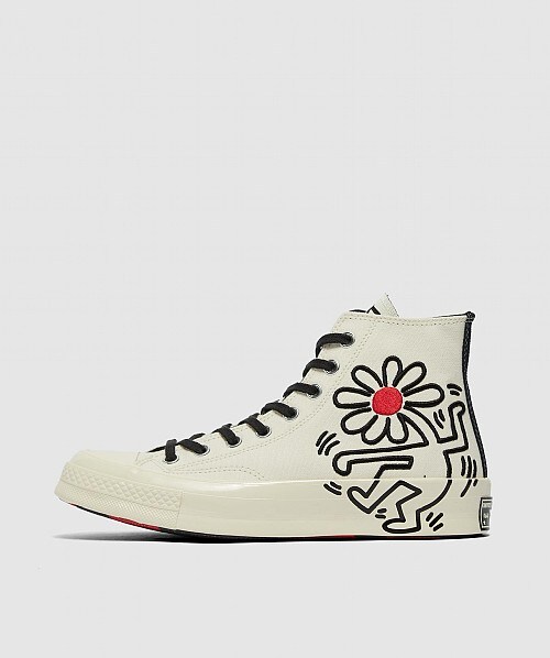 Converse X Keith Haring Chuck 70 High Top Sneakers In Beige ModeSens