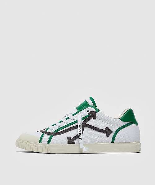 vulc canvas trainers off white