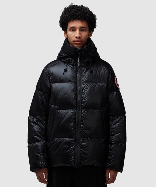 Shop Canada Goose Crofton Puffer Jacket In Black