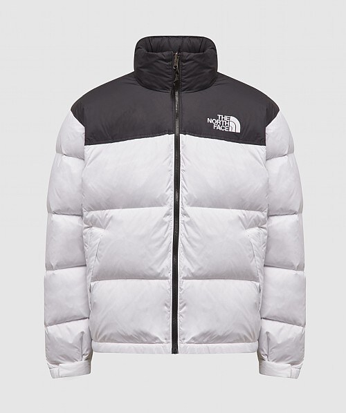 The North Face 1996 Retro Nuptse Quilted Two-tone Ripstop And Shell Down Jacket In Tnf White