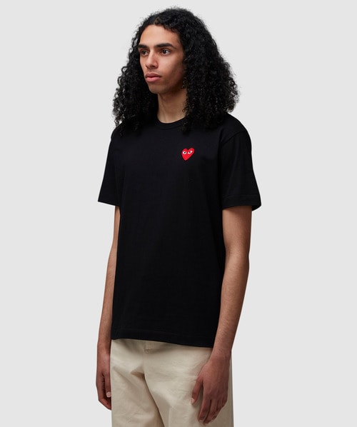 PLAY COMME des GARÇONS 黒 Tシャツ S PLAY COMME des GARÇONS: T-SHIRT (BLACK) | DSMG E-SHOP