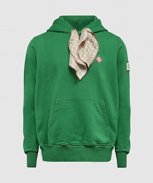 CASABLANCA SCARF DETAIL HOODIE