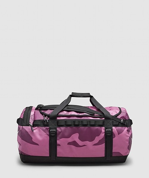 The North Face X Special Projects Project X Basecamp Duffel Bag In Pamplona Purple Print