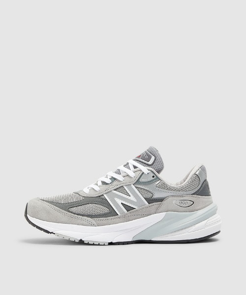 Shop New Balance Mius 990v6 Sneaker In Grey/grey/white