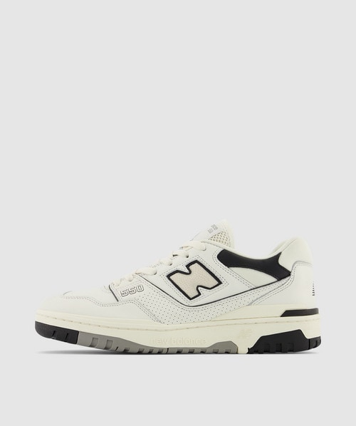 NEW BALANCE BB550 SNEAKER | CREAM/BLACK 