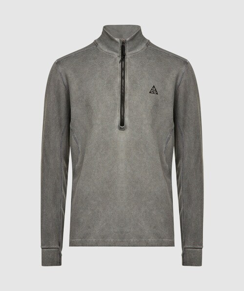 Nike Acg Steeple Rock Shirt In Black/black