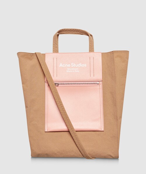 ACNE STUDIOS MINI RIPSTOP MESSENGER BAG BLACK SEVENSTORE