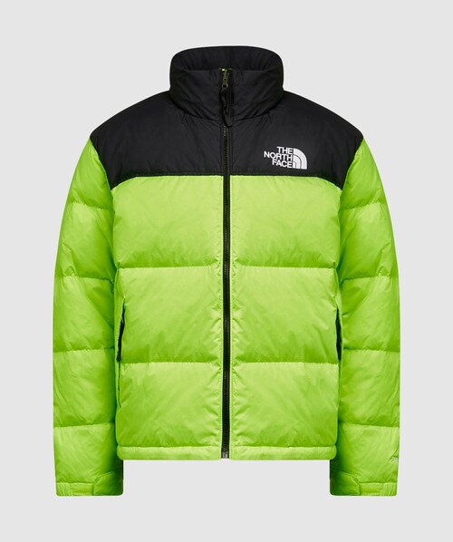 The North Face 1996 Retro Nuptse Jacket In Safety Green/tnf Black ...