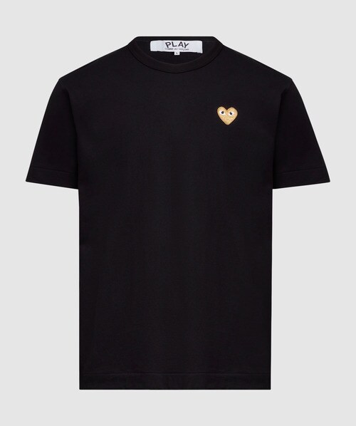 comme des garcons black and gold shirt