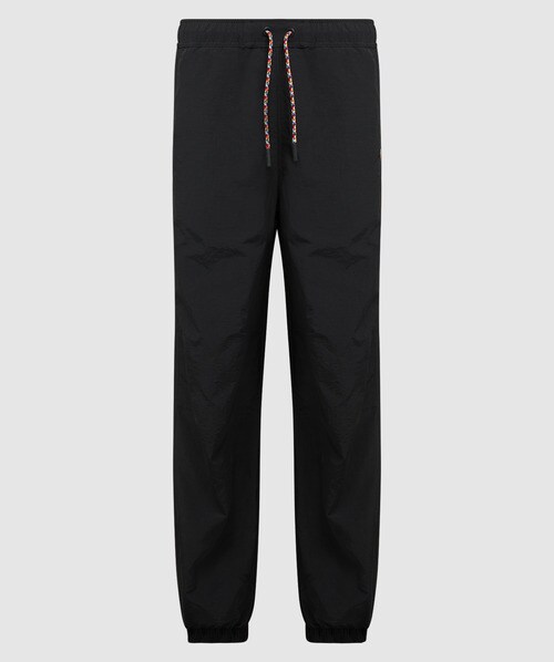 Shop Marcelo Burlon County Of Milan Colourful Cross Nylon Sweatpant In Black/multi