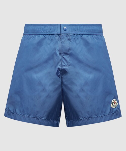 MONCLER NYLON LOGO SWIM SHORT