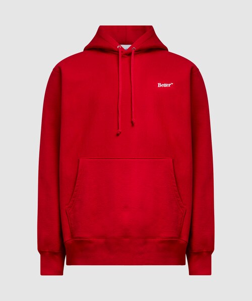 Better Gift Shop Logo Hoodie In Red | ModeSens