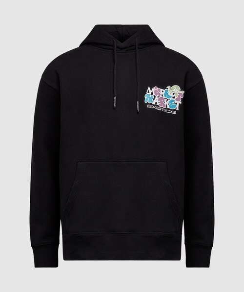 Market Exotic Automobile Hoodie In Black