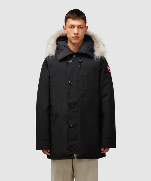 Canada Goose Chateau Parka Jacket In Black Noir