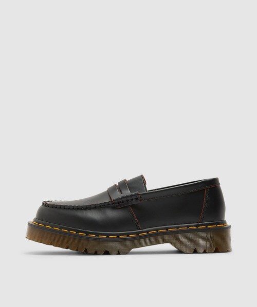 Dr. Martens' Penton Bex Loafers In Black Quilon