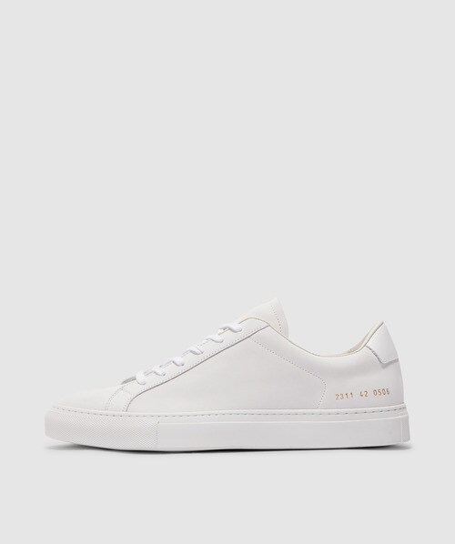 Common Projects Original Achilles Low Sneaker In White/white