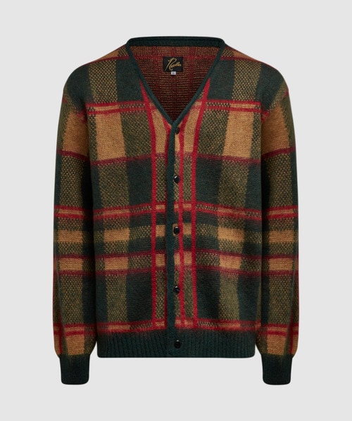 Needles Mohair cardigan | GREEN BROWN 
