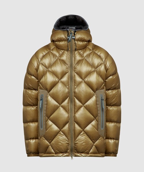 AND WANDER DIAMOND STITCH DOWN HOODED JACKET