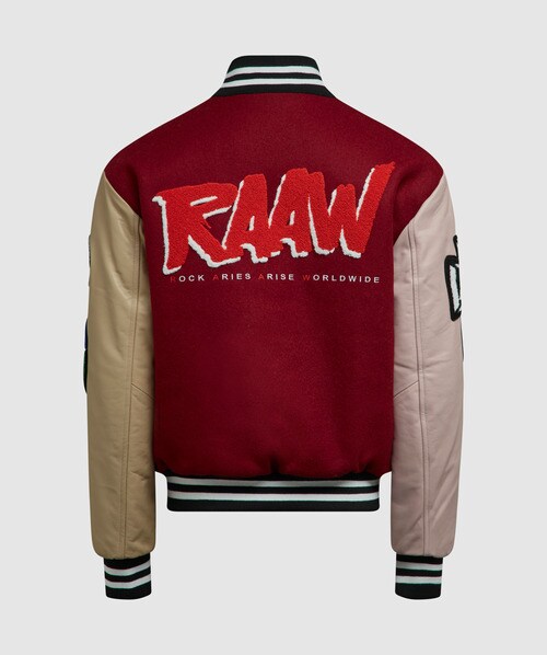 Aries Varsity Jacket | BURGUNDY 