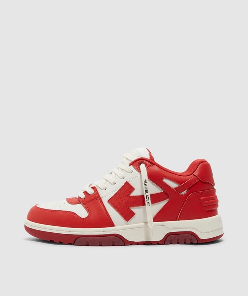 Off White CO Virgil Abloh Out of office leather sneaker | WHITE