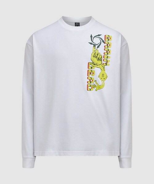 BRAIN DEAD GLOBAL STREAMS LONG SLEEVE T-SHIRT